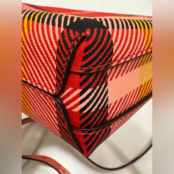 Kate Spade Morgan Museum Plaid Dome Crossbody with dust bag NWOT - Picture 13 of 14